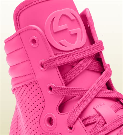 gucci pink blue sneakers|pink Gucci sneakers for cheap.